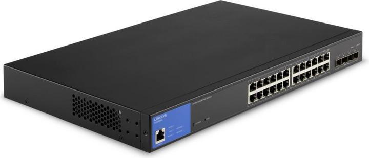 Actual product image Linksys LGS328MPC Managed L3 Gigabit Ethernet (10/100/1000) Power over Ethernet (PoE) (24 ports)
