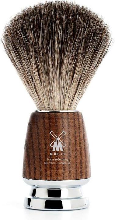 Produktbild Mühle Rytmo Rasierset, Reines Dachshaar, kompatibel mit Gil. M3, Esche gedämpft