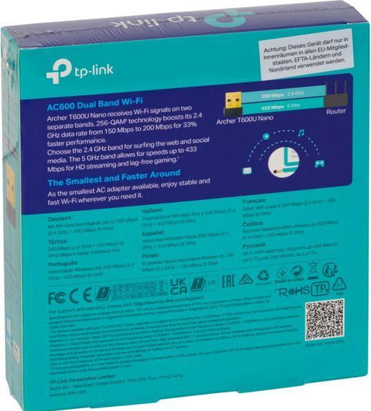 Produktbild TP-Link Archer T600U Nano (USB 2.0)