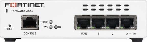 Image du produit Fortinet Inc. FortiGate 30G - dispositif de sécurité - 1GbE