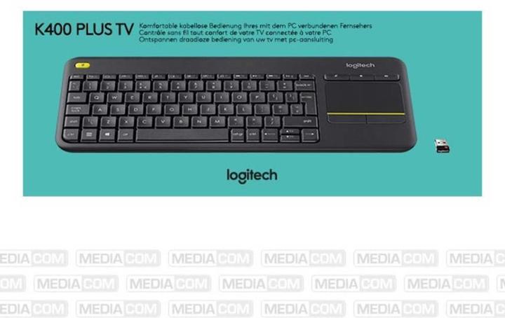 Actual product image Logitech K400 Plus (DE, Wireless)