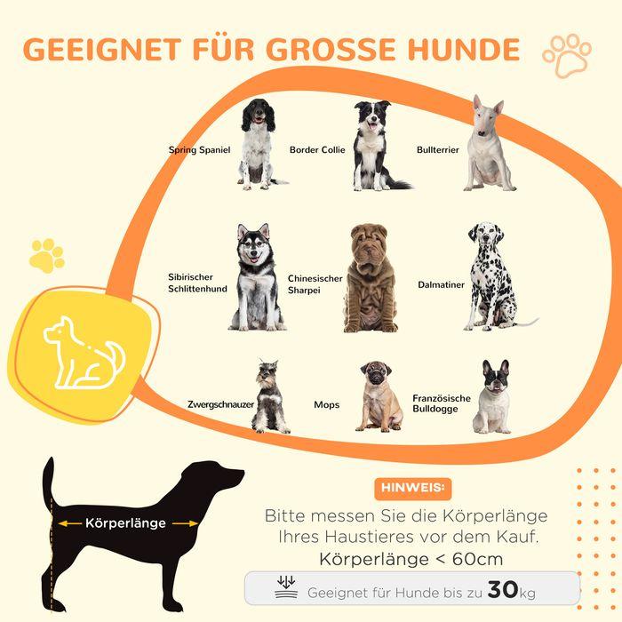 Produktbild Swisshandel24 Hundekäfig für Zuhause, Hundebox mit 2 Türen, Waschbaren Kissen, Grau