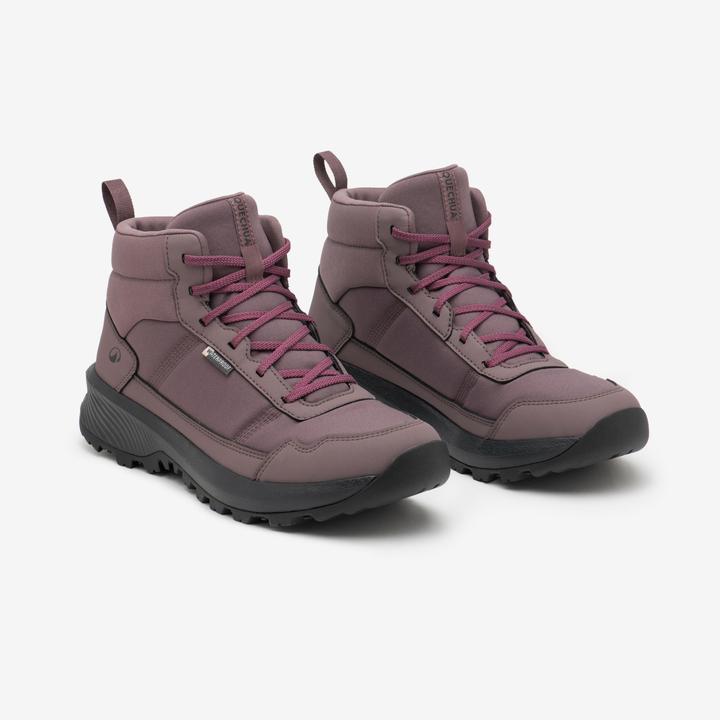 Produktbild Quechua Wanderschuhe Damen halbhoch wasserdicht - NH100 WP violett (42)