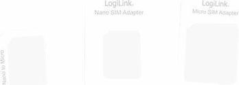 Produktbild LogiLink SIM-Karten Adapter Set
