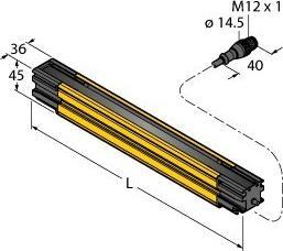 Image du produit Turck Protection des personnes Barrière immatérielle de sécurité Émetteur en cascade