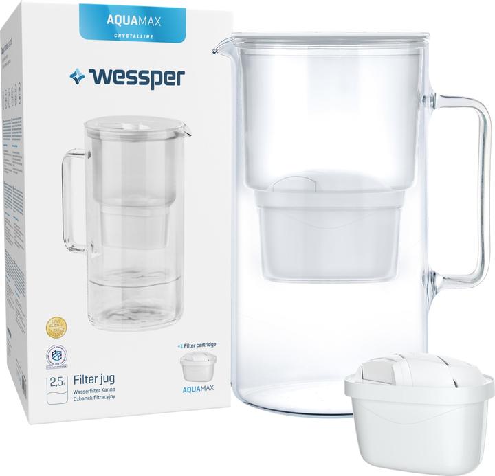 Productafbeelding Wessper Aquamax Crystalline filterbus wit + 1 patroon