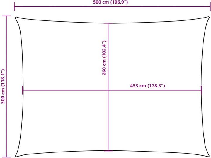 Actual product image VidaXL Awning (300 x 500 cm)
