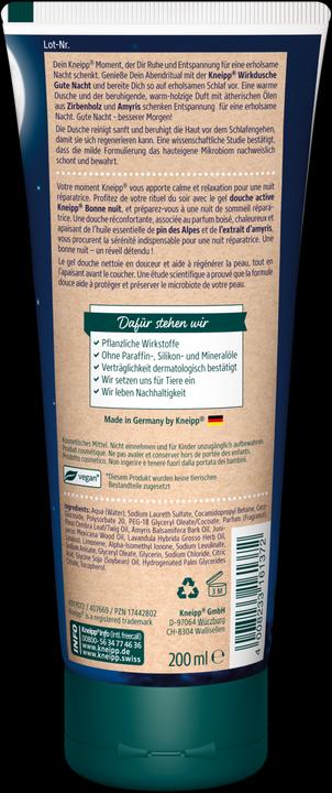 Actual product image Kneipp Real shower good night (200 ml)