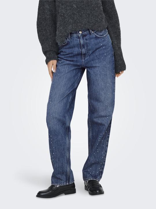 Immagine prodotto Only ONLROBYN Jeans a vita alta e taglio dritto Jeans dalla vestibilità dritta (30)