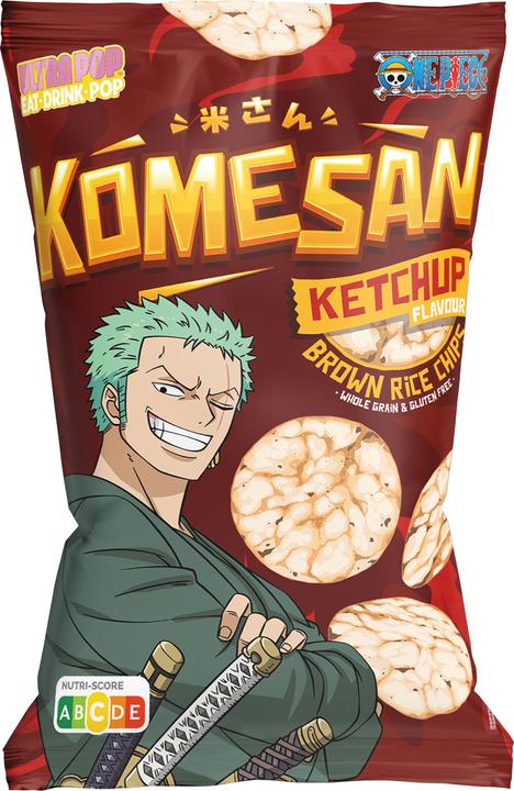 Immagine prodotto LnsTrade ONE PIECE - Komesan 'Chips De Riz' - Zoro - 60g - Ketchup (63 g)