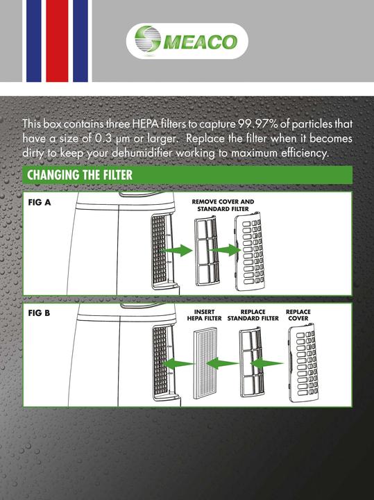 Immagine prodotto Meaco Filtro Hepa 3-pack di 12L a bassa energia (3 x)
