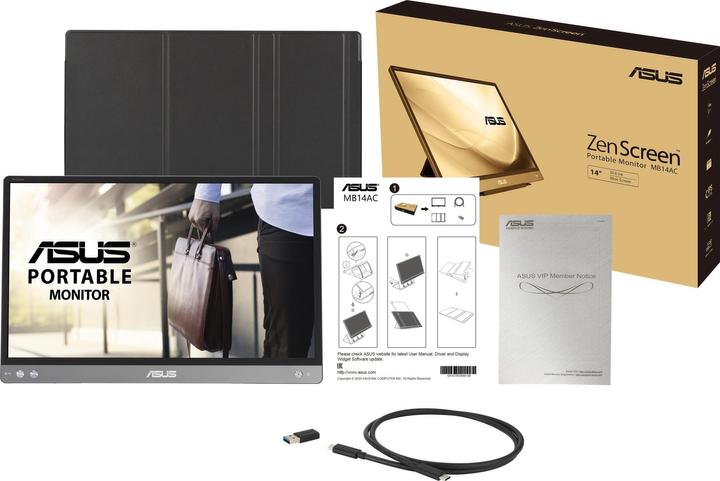 Image du produit ASUS ZenScreen MB14AC (1920 x 1080 pixels, 14")
