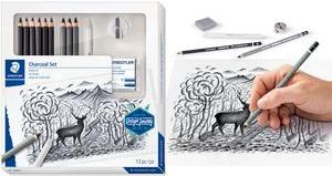 Produktbild Staedtler Mars Lumograph charcoal 100C Kohlestifte (4.50 mm, M, 9 x)