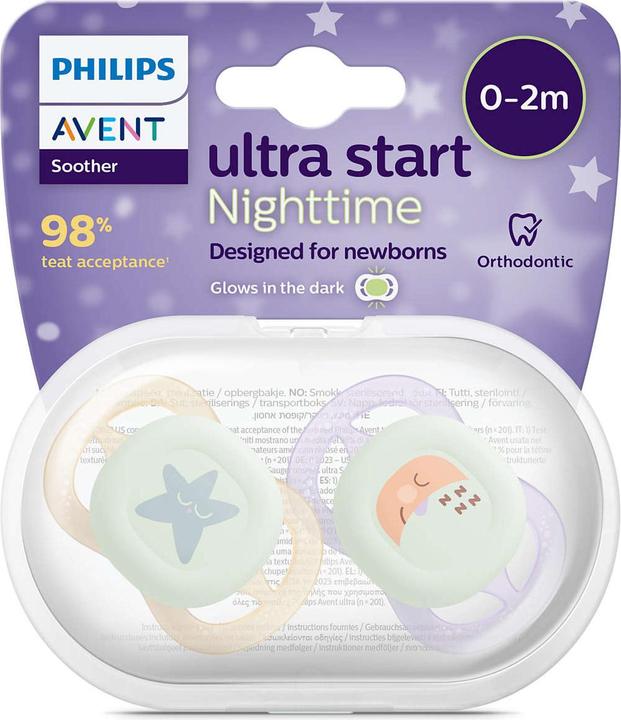 Produktbild Philips Avent Ultra Start Nighttime (2 x, bis 2 Jahre)