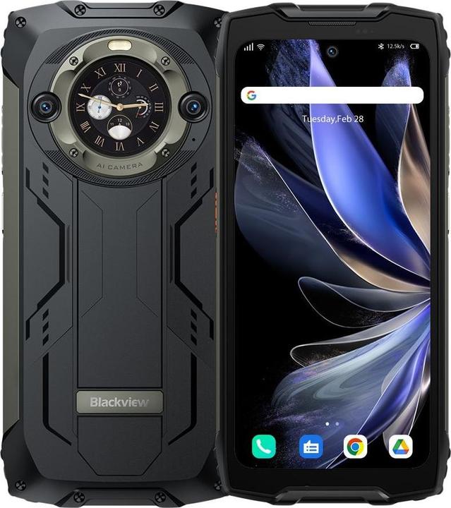 Immagine prodotto Blackview Smartphone BV9300 Pro 15080 mAh 12/256 Czarny (256 GB, Nero, 6.70", 64 Mpx)
