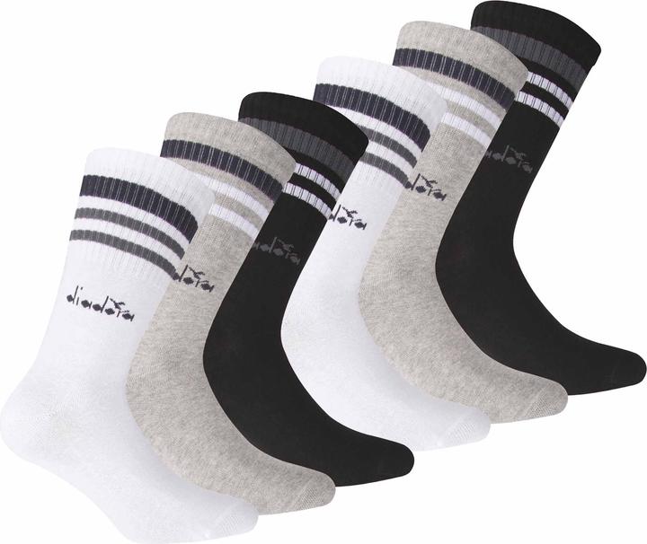 Diadora Socken Casual Bequem sitzend (6er Pack, 39 - 42)