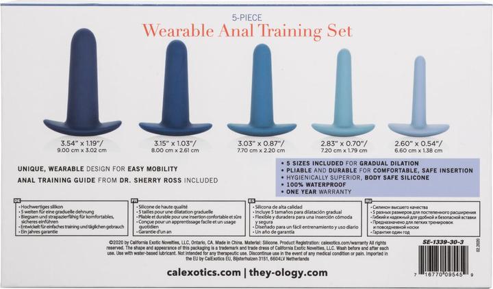 Actual product image CalExotics They-ology™ 5-Piece Wearable Anal Training Set