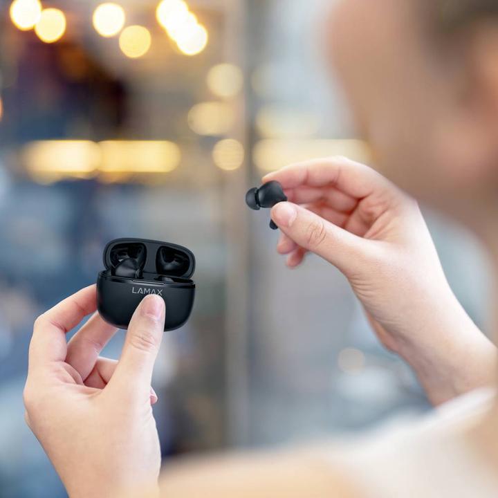 Actual product image Lamax Clips1 Play Headphones Wireless In Ear Call/Music USB Type-C Bluetooth Black (35 h, Wireless)