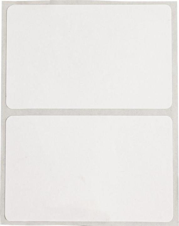 Actual product image Brady J20-19-2550, paper, white, 76.20 x 50.80 mm, permanent (550 labels)