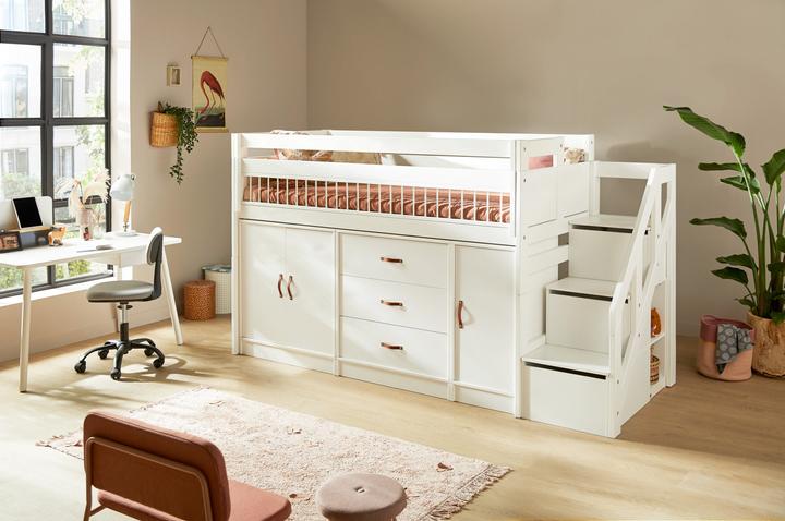 Image du produit Lifetime Kidsrooms Petit vestiaire tout-en-un avec porte, étagère et tringle à vêtements (40 cm)