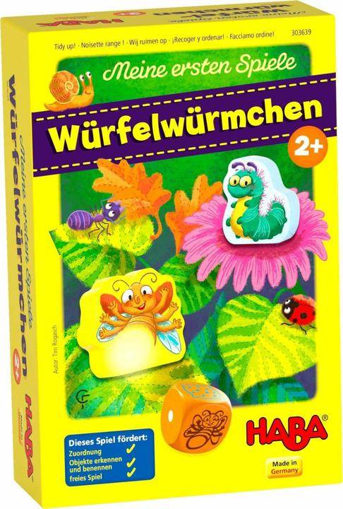 Produktbild Haba Gesellschaftsspiel Meine ersten Spiele - Würfelwürmchen (Deutsch)