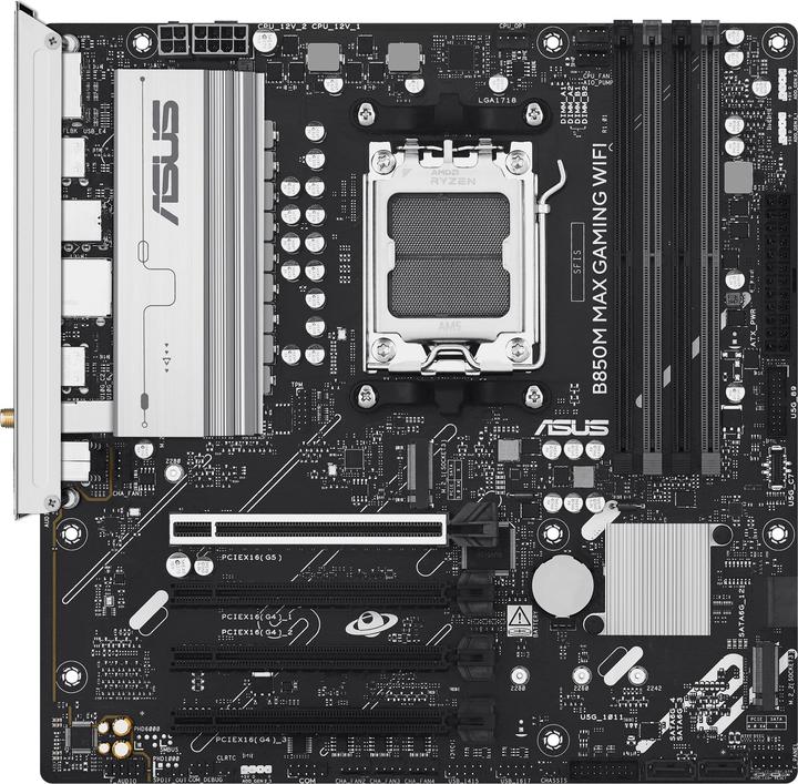 Produktbild ASUS MB B850M MAX GAMING WIFI (AM5, AMD B850, mATX)