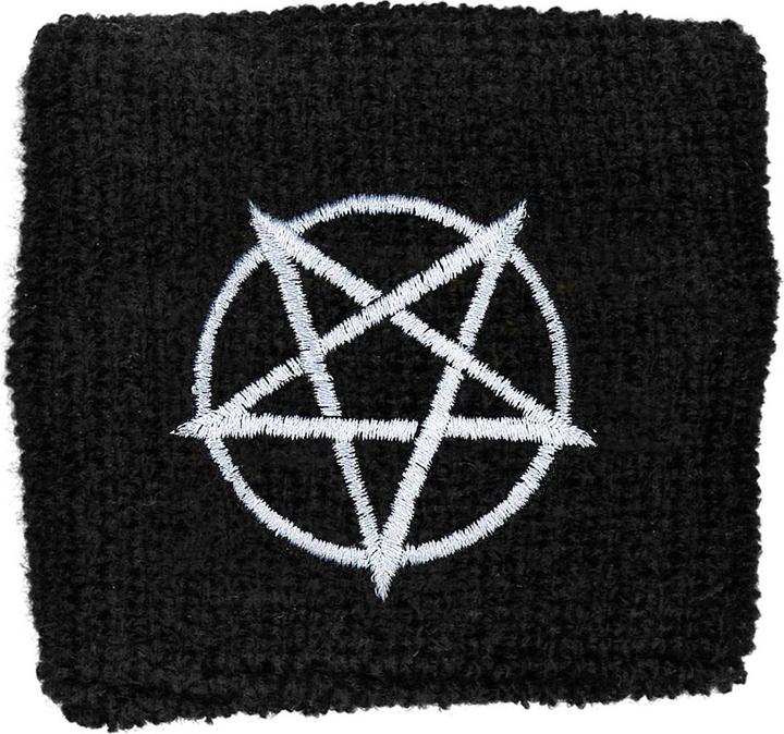 Generic Stoffarmband Pentagramm (80% Baumwolle, 20% Elastan)