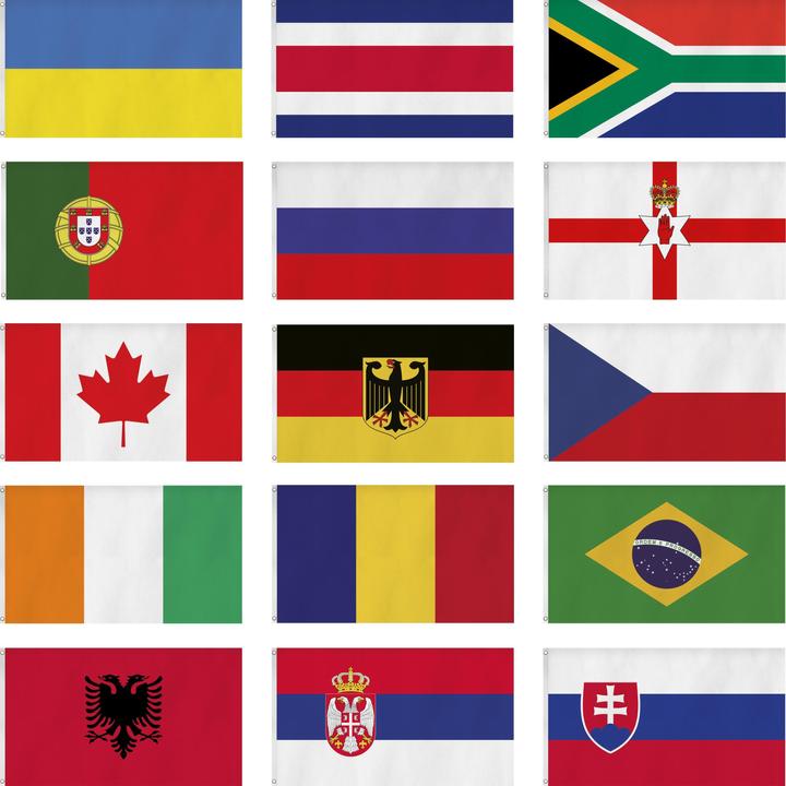 Produktbild Normani Fahne Länderflagge 90 cm x 150 cm