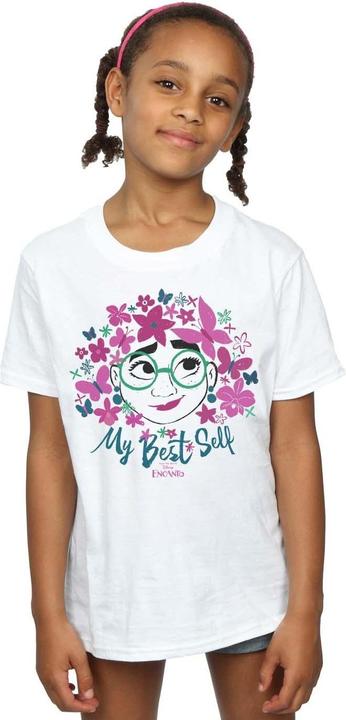 Actual product image Disney Girls Encanto My Best Self Cotton T-Shirt (152, 158)
