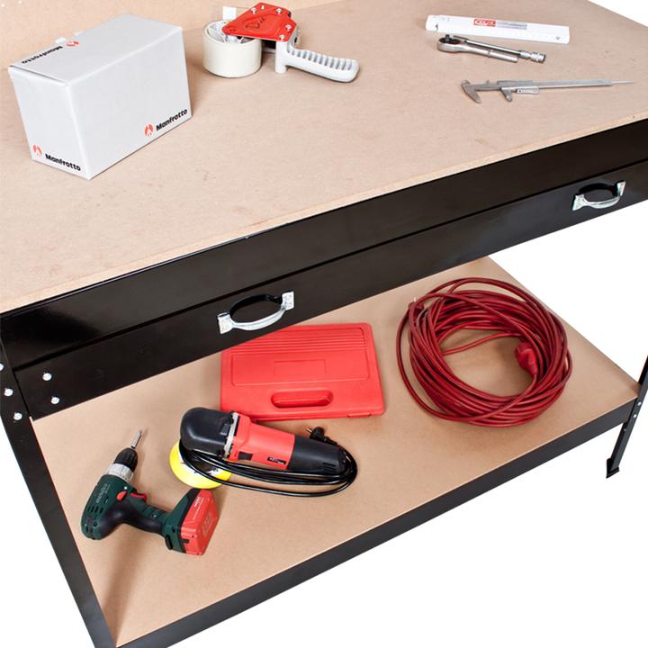 Produktbild tectake Werkbank (60 cm, 120 cm)
