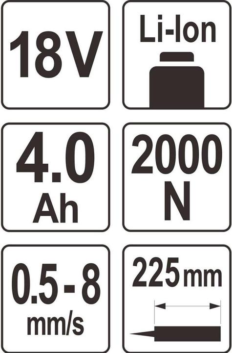 Image du produit Yato Gun For Silicone And Adhesive 18v + Battery.