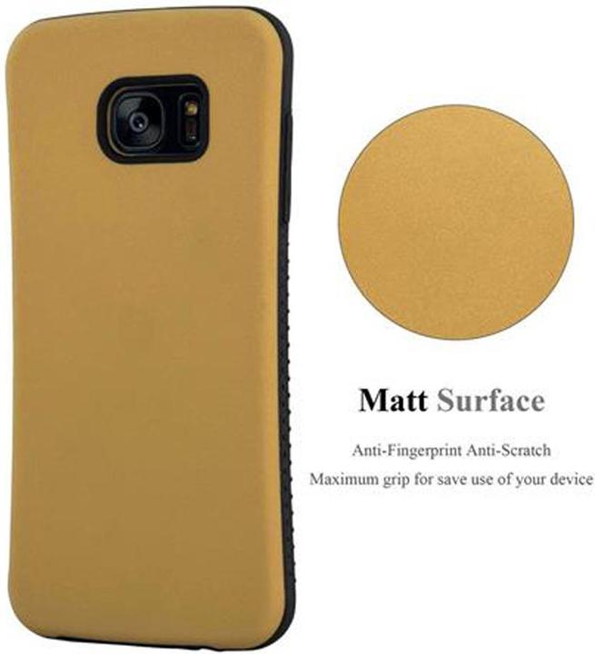 Image du produit Cadorabo Couverture rigide hybride gommée (Samsung Galaxy S7 Edge)