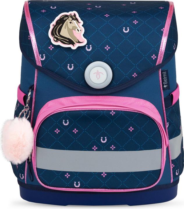 Immagine prodotto Belmil COMPACT Schulrucksack-Set Meet your Horses (19 l)