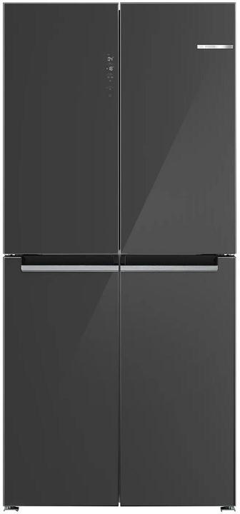 Actual product image Bosch Hausgeräte Series 4, Multi-door fridge-freezer, glass front, 189.5 x 85.5 cm, grey, KMC85LEEA (547 l)