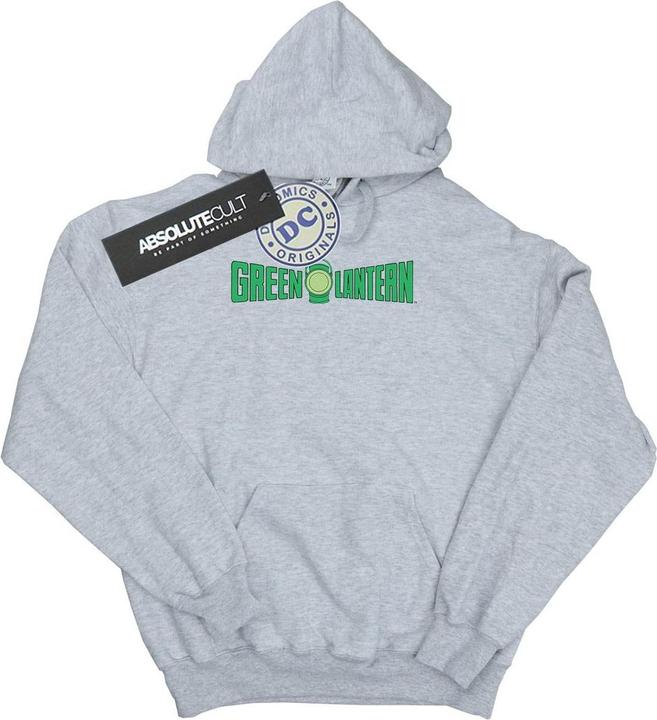 Actual product image Mens Green Lantern Text Logo Hoodie (XXL)