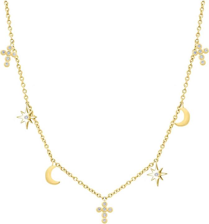 Produktbild Candy Halskette Adalyn, 925 Sterling Silber, vergoldet (18k vergoldet, 925er Sterlingsilber, 38 - 41 cm)