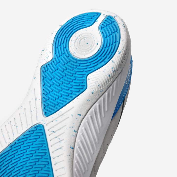 Image du produit Kipsta Kids' Futsal Trainers Eskudo 500 JR - Beige/Blue (37)