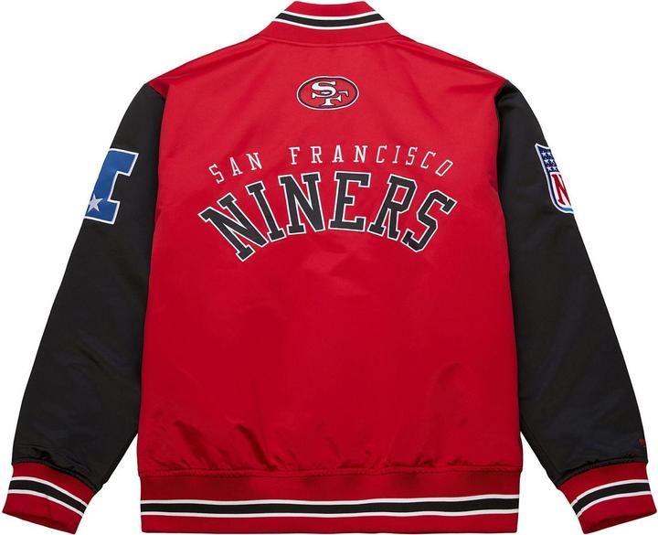 Produktbild Mitchell & Ness M&N Heavyweight Satin Jacke NFL San Francisco 49ers - L (L)