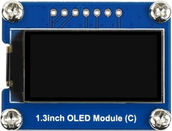 Produktbild WaveShare OLED Display 64x128 1.3inch weiss I2C SPI