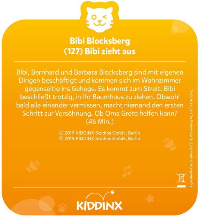Image du produit Tigermedia Tigercard Bibi Blocksberg déménage (Episode 127) (Allemand)