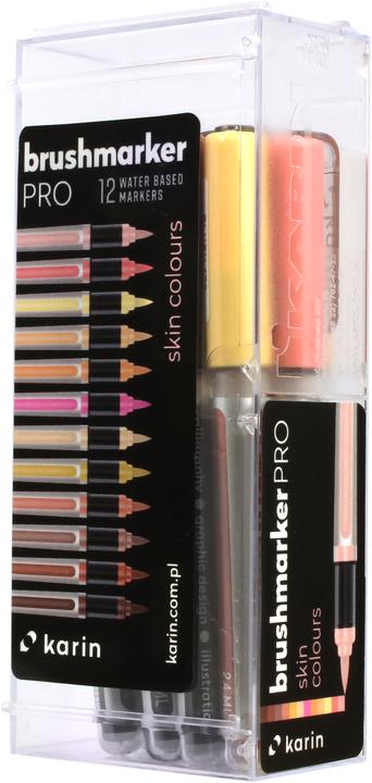 Image du produit Karin PRO - Marqueur à brosse (Multicolore, 12 x)