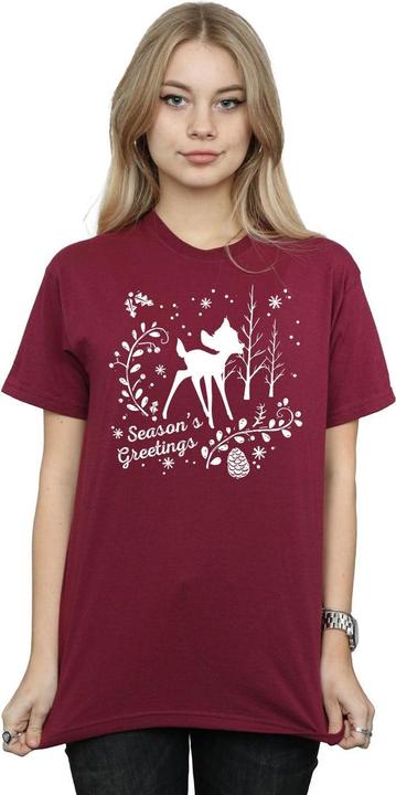 Disney Bambi Christmas Greetings TShirt (S)