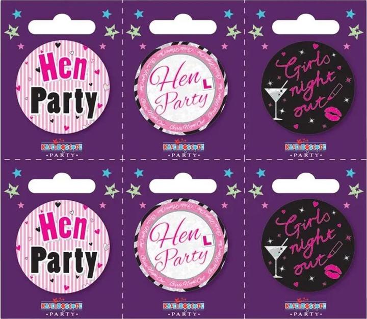 Apac Herzen AnsteckerSet abend 6erPack Metall