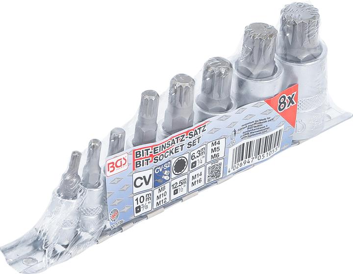Produktbild BGS Bit-Einsatz-Satz (M16, M4, M12, M6, M5, M14, M10, M8)