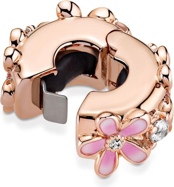 Actual product image Pandora Daisy Flower (Rose gold, Enamel)