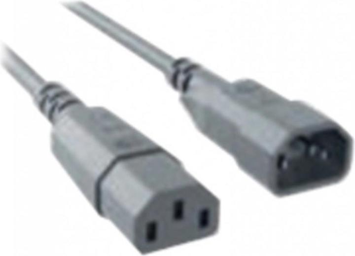 Bachmann Power Cord C14 to C13 grey, Extension Cable