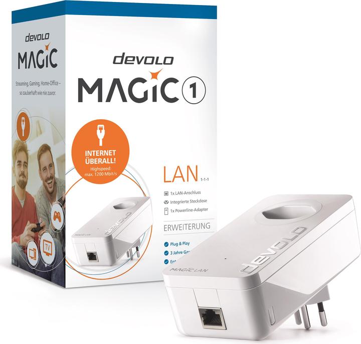 Actual product image Devolo Magic 1 LAN Extension 1-1-1 (1200 Mbit/s)