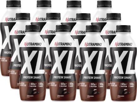 Actual product image Nutramino Protein XL Recovery Shake Chocolate (12x475ml) (Chocolat, 12 pcs., 5.70 g)