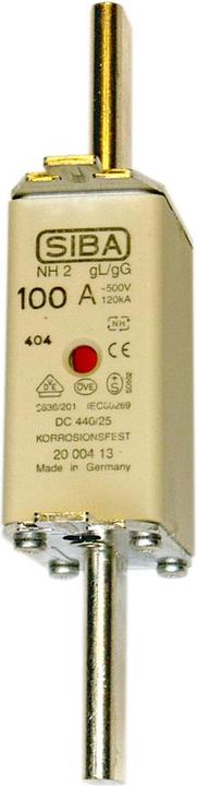 Siba NH fuse-link 250A NH2/0 gG 500V 2000413.250 (NH-DIN fuse, 250 A)