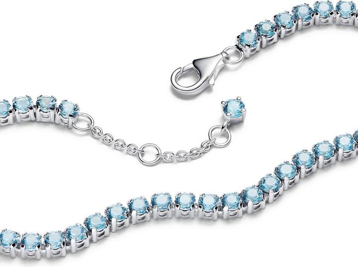 Produktbild Pandora Funkelndes Blaues Tennisarmband (Silber 925)